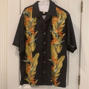 Tommy Bahama Men’s Silk Black Shirt